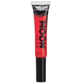 Moon Glow Neon UV Hair Streak - Intense Red