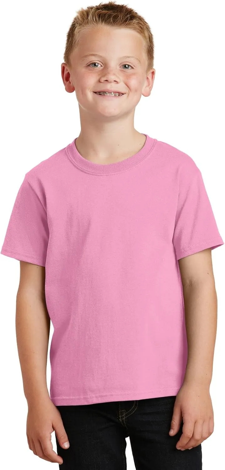 Port & Company Boys' 54 oz 100% Cotton T Shirt