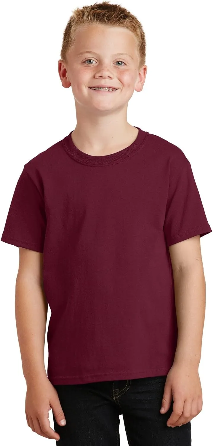 Port & Company Boys' 54 oz 100% Cotton T Shirt