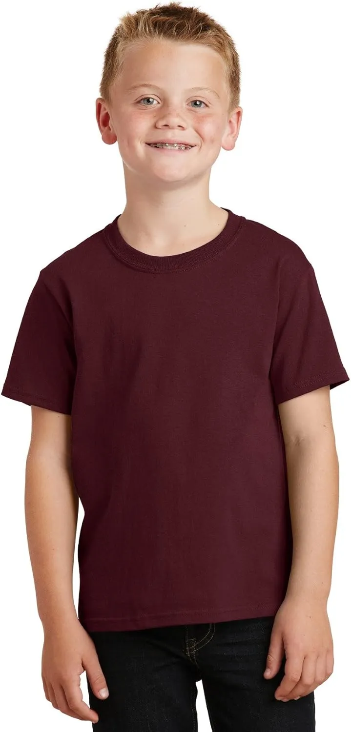 Port & Company Boys' 54 oz 100% Cotton T Shirt