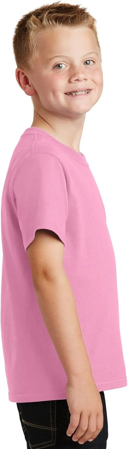 Port & Company Boys' 54 oz 100% Cotton T Shirt