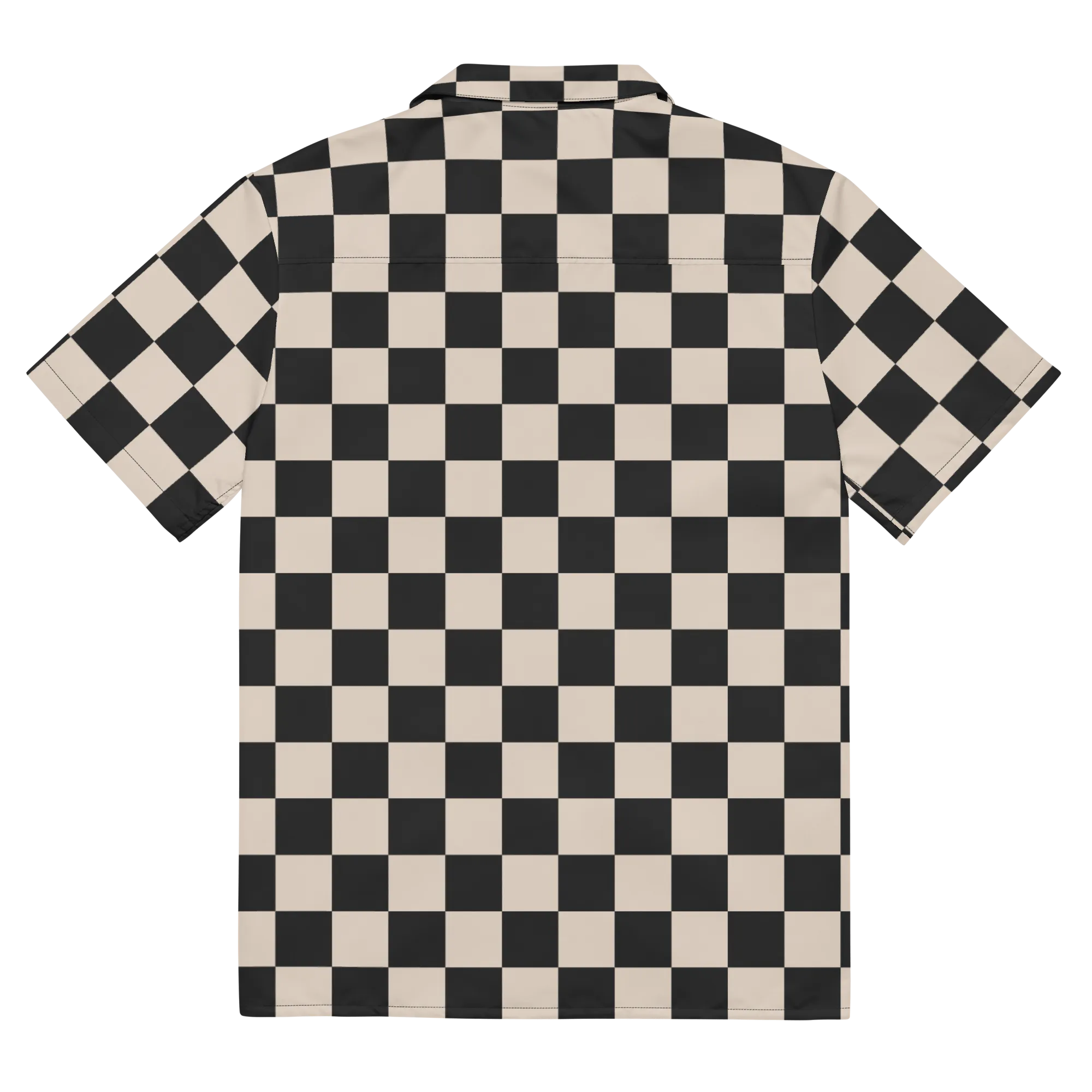 Retro Revival Checkered Button-Up Shirt