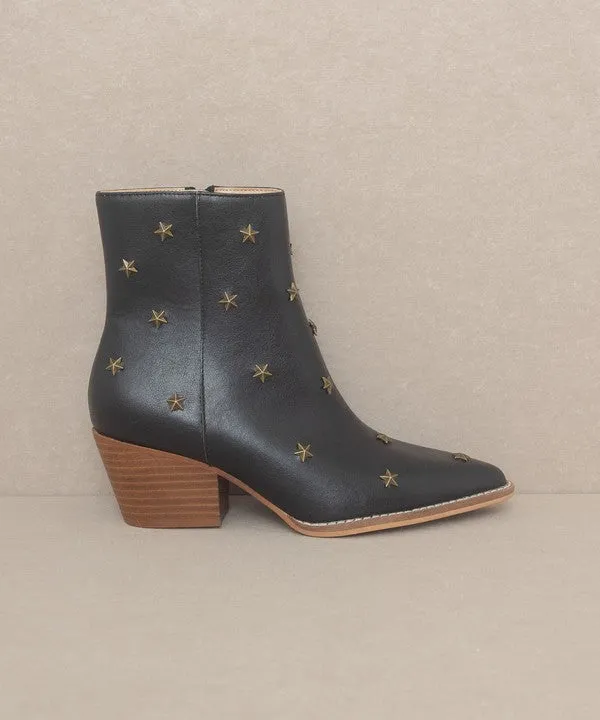 Star Studded Western Fashion Shoes Boots