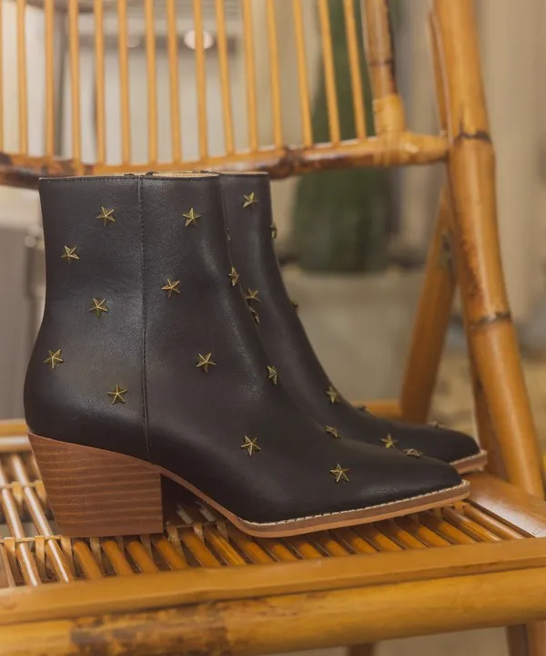 Star Studded Western Fashion Shoes Boots