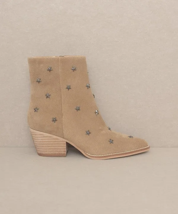 Star Studded Western Fashion Shoes Boots