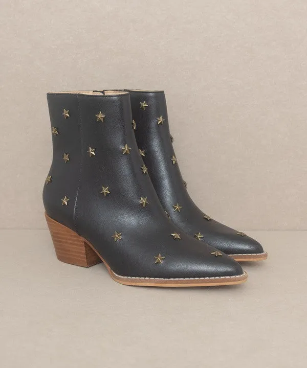 Star Studded Western Fashion Shoes Boots