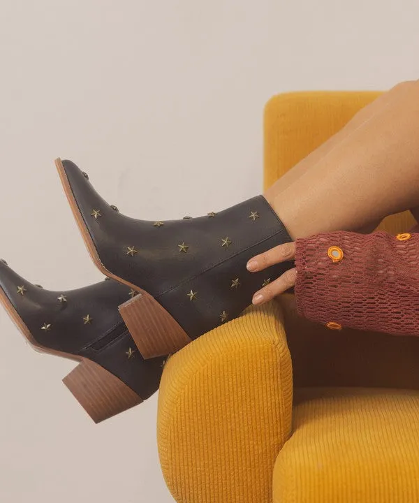 Star Studded Western Fashion Shoes Boots