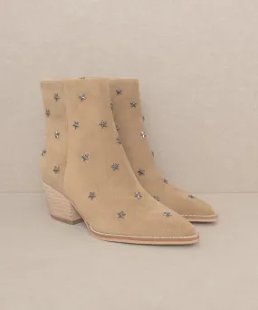 Star Studded Western Fashion Shoes Boots